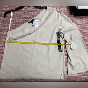 Banana Republic Cream Off-the-Shoulder Sweater